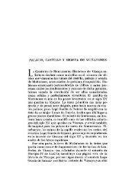 Palacio, castillo y ermita de Muñatones / Luciano Serrano, O.S.B. | Biblioteca Virtual Miguel de Cervantes
