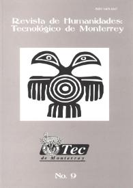 Revista de Humanidades : Tecnológico de Monterrey. Número 9, otoño 2000 | Biblioteca Virtual Miguel de Cervantes