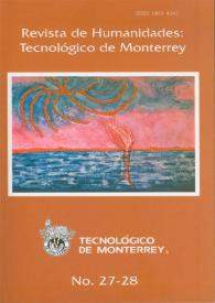 Revista de Humanidades : Tecnológico de Monterrey. Número 27-28, invierno 2009, primavera 2010 | Biblioteca Virtual Miguel de Cervantes