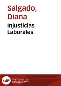 Injusticias Laborales | Biblioteca Virtual Miguel de Cervantes