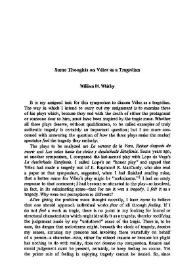 Some Thoughts on Vélez as a Tragedian / William M. Whitby | Biblioteca Virtual Miguel de Cervantes