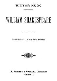 William Shakespeare / Víctor Hugo; traducción de Antonio Aura Boronat | Biblioteca Virtual Miguel de Cervantes