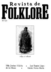 Revista de Folklore. Tomo 20a. Núm. 233, 2000 | Biblioteca Virtual Miguel de Cervantes