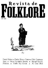 Revista de Folklore. Tomo 14b. Núm. 168, 1994 | Biblioteca Virtual Miguel de Cervantes