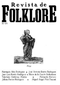 Revista de Folklore. Tomo 15a. Núm. 171, 1995 | Biblioteca Virtual Miguel de Cervantes