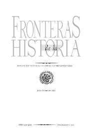 Fronteras de la Historia. Vol. 17, núm. 2, 2012 | Biblioteca Virtual Miguel de Cervantes
