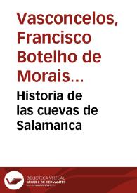 Historia de las cuevas de Salamanca | Biblioteca Virtual Miguel de Cervantes
