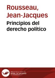 Principios del derecho político | Biblioteca Virtual Miguel de Cervantes