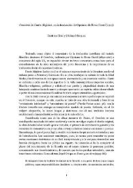 "Convivio" de Dante Alighieri, en la traducción de Cipriano de Rivas Cherif (1919) / Beatrice Cinti y Melina Márquez | Biblioteca Virtual Miguel de Cervantes