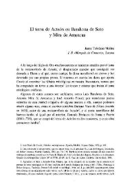 El tema de Acteón en Barahona de Soto y Mira de Amescua / Juana Toledano Molina | Biblioteca Virtual Miguel de Cervantes