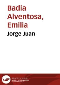 Jorge Juan | Biblioteca Virtual Miguel de Cervantes