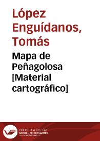 Mapa de Peñagolosa [Material cartográfico] | Biblioteca Virtual Miguel de Cervantes