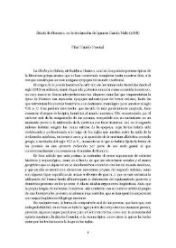 "Ilíada" de Homero, en la traducción de Ignacio García Malo (1788) / Pilar Hualde Pascual | Biblioteca Virtual Miguel de Cervantes