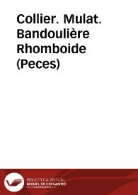 Collier. Mulat. Bandoulière Rhomboide (Peces) | Biblioteca Virtual Miguel de Cervantes