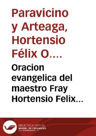 Oracion evangelica del maestro Fray Hortensio Felix Paravicino ... al patronato de  España, de la Santa Madre Teresa de Iesus ... en febrero de 1628. | Biblioteca Virtual Miguel de Cervantes