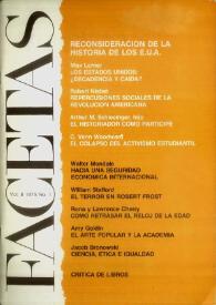 Facetas. Núm. 1. Vol. 8, 1975 | Biblioteca Virtual Miguel de Cervantes