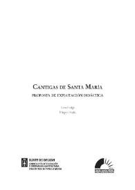 Cantigas de Santa María: proposta de explotación didáctica / Elvira Fidalgo, Milagros Muíña | Biblioteca Virtual Miguel de Cervantes