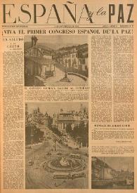 España y la paz. Año I, núm. 6, 1 de noviembre de 1951 | Biblioteca Virtual Miguel de Cervantes