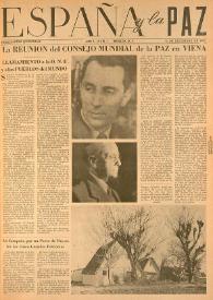 España y la paz. Año I, núm. 8, 15 de diciembre de 1951 | Biblioteca Virtual Miguel de Cervantes
