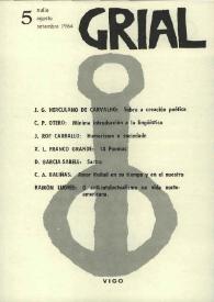 Grial : revista galega de cultura. Núm. 5, 1964 | Biblioteca Virtual Miguel de Cervantes
