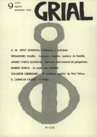 Grial : revista galega de cultura. Núm. 9, 1965 | Biblioteca Virtual Miguel de Cervantes