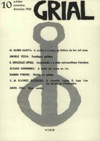 Grial : revista galega de cultura. Núm. 10, 1965 | Biblioteca Virtual Miguel de Cervantes