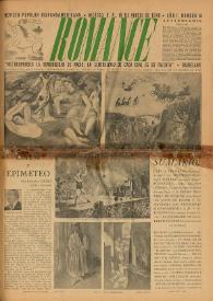 Romance : Revista Popular Hispanoamericana. Año I, núm. 14, 15 de agosto de 1940 | Biblioteca Virtual Miguel de Cervantes