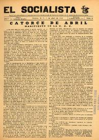 El Socialista (México D. F.). Año I, núm. 4, 1 de abril de 1942 | Biblioteca Virtual Miguel de Cervantes