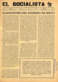 El Socialista (México D. F.). Año I, núm. 5, 1 de mayo de 1942 | Biblioteca Virtual Miguel de Cervantes