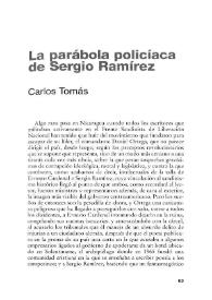 La parábola policíaca de Sergio Ramírez / Carlos Tomás | Biblioteca Virtual Miguel de Cervantes