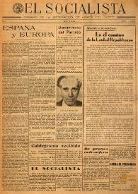 El Socialista (Argel). Núm. 2, junio de 1944 | Biblioteca Virtual Miguel de Cervantes