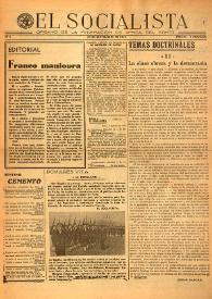 El Socialista (Argel). Núm. 5, 20 de septiembre de 1944 | Biblioteca Virtual Miguel de Cervantes