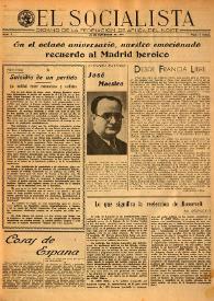 El Socialista (Argel). Núm. 9, 25 de noviembre de 1944 | Biblioteca Virtual Miguel de Cervantes