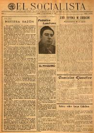 El Socialista (Argel). Núm. 11, 9 de diciembre de 1944 | Biblioteca Virtual Miguel de Cervantes
