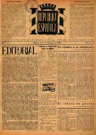 República Española. Año I, núm. 2, 31 de mayo de 1944 | Biblioteca Virtual Miguel de Cervantes