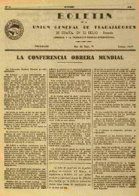 U.G.T. : Boletín de la Unión General de Trabajadores de España en Francia. Núm. 12, octubre de 1945 | Biblioteca Virtual Miguel de Cervantes