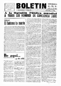 CNT : Boletín Interior del Movimiento Libertario Español en Francia. Segunda época, núm. 10, 30 de mayo de 1945 | Biblioteca Virtual Miguel de Cervantes
