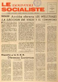 Le Nouveau Socialiste. 1re Année, numéro 2, jeudi 2 novembre 1972 | Biblioteca Virtual Miguel de Cervantes