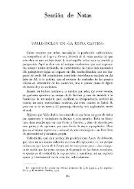 Valle-Inclán en "La reina castiza" (I) / Luis Sáinz de Medrano Arce | Biblioteca Virtual Miguel de Cervantes