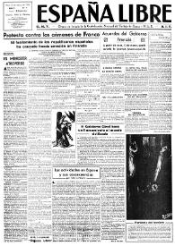 España Libre : C.N.T. Órgano del Comité de Relaciones de la Confederación Regional del Centro de Francia. A.I.T. Año II, núm. 9, 2 de marzo de 1946 | Biblioteca Virtual Miguel de Cervantes