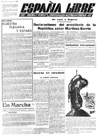 España Libre : C.N.T. Órgano del Comité de Relaciones de la Confederación Regional del Centro de Francia. A.I.T. Año II, núm. 12, 23 de marzo de 1946 | Biblioteca Virtual Miguel de Cervantes