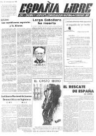 España Libre : C.N.T. Órgano del Comité de Relaciones de la Confederación Regional del Centro de Francia. A.I.T. Año II, núm. 13, 30 de marzo de 1946 | Biblioteca Virtual Miguel de Cervantes
