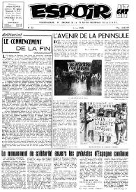 Espoir : Organe de la VIª Union régionale de la C.N.T.F. Num. 22, 3 juin 1962 | Biblioteca Virtual Miguel de Cervantes