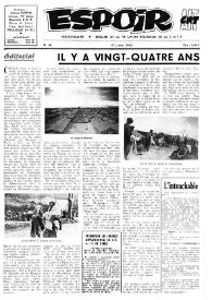 Espoir : Organe de la VIª Union régionale de la C.N.T.F. Num. 56, 27 janvier 1963 | Biblioteca Virtual Miguel de Cervantes