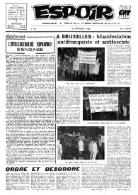 Espoir : Organe de la VIª Union régionale de la C.N.T.F. Num. 94, 20 octobre 1963 | Biblioteca Virtual Miguel de Cervantes