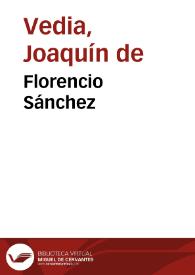 Florencio Sánchez / Joaquín de Vedia | Biblioteca Virtual Miguel de Cervantes