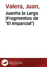 Juanita la Larga / Juan Valera | Biblioteca Virtual Miguel de Cervantes