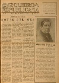 Izquierda Republicana. Año II, núm. 8, 15 de marzo de 1945 | Biblioteca Virtual Miguel de Cervantes