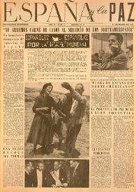 España y la paz. Año II, núm. 11, 31 de marzo de 1952 | Biblioteca Virtual Miguel de Cervantes