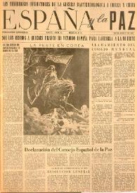 España y la paz. Año II, núm. 12, 30 de abril de 1952 | Biblioteca Virtual Miguel de Cervantes